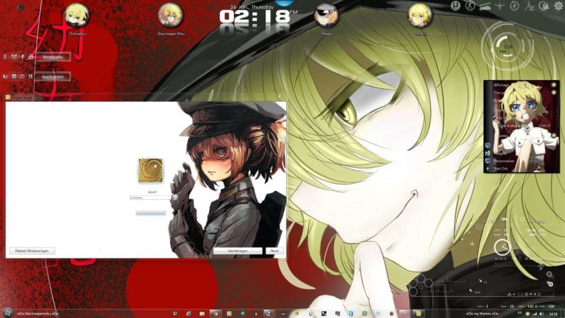 幼女战记 win7电脑主题下载