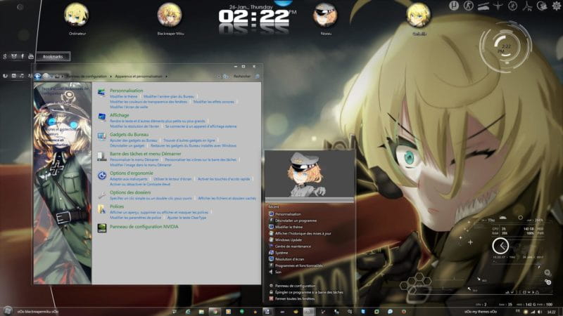 幼女战记 win7电脑主题下载