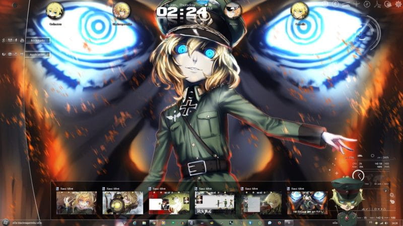 幼女战记 win7电脑主题下载