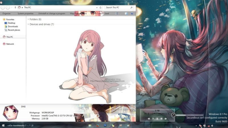 shltrrinw881kuroh避难所 Win8电脑主题下载