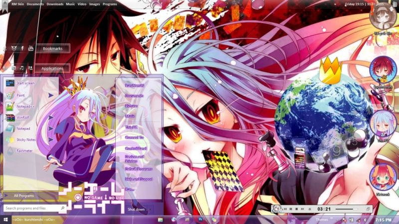NO GAME NO LIFE游戏人生 win8电脑主题下载