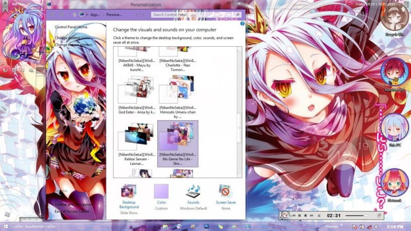 NO GAME NO LIFE游戏人生 win8电脑主题下载