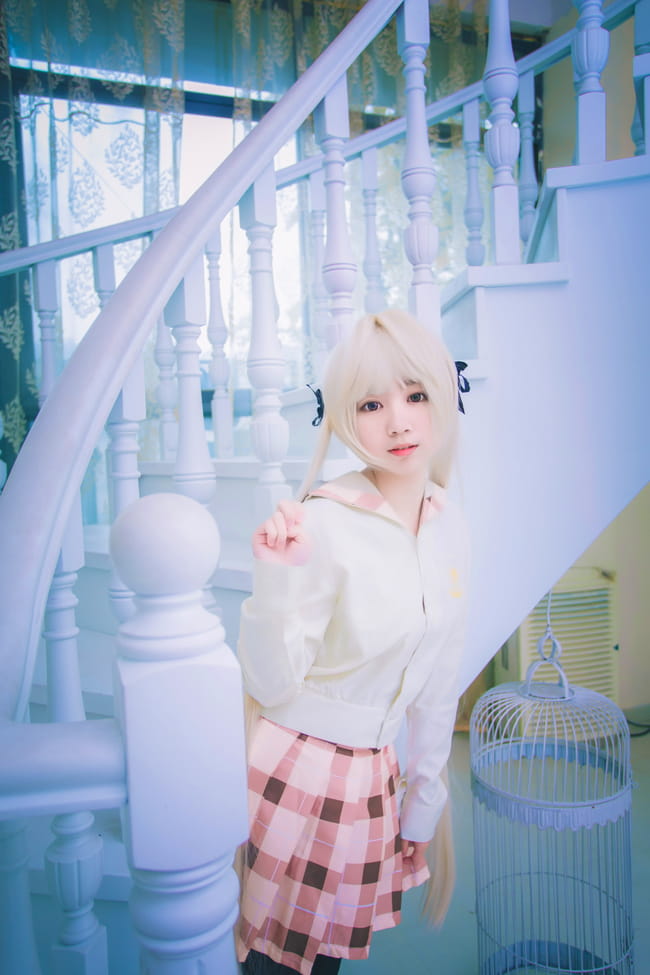 清纯少女 春野野穹日常COS