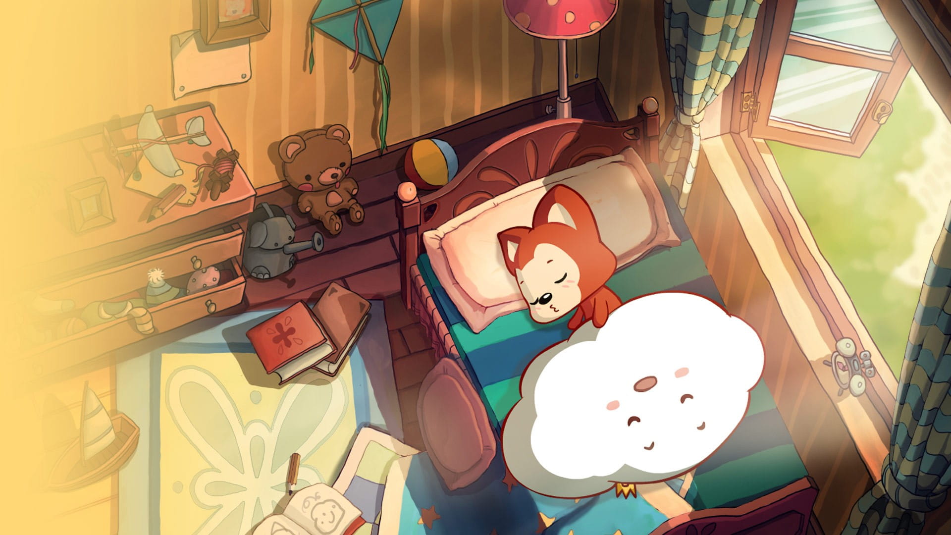 阿狸可爱的小狐狸桌面壁纸