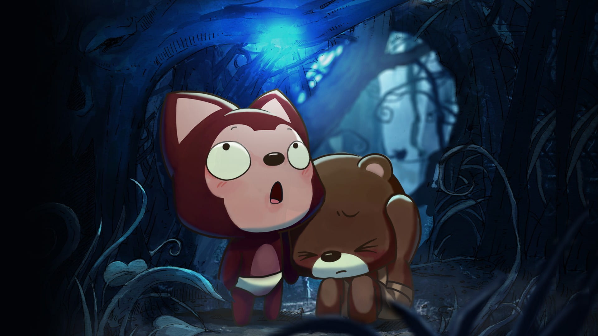 阿狸可爱的小狐狸桌面壁纸