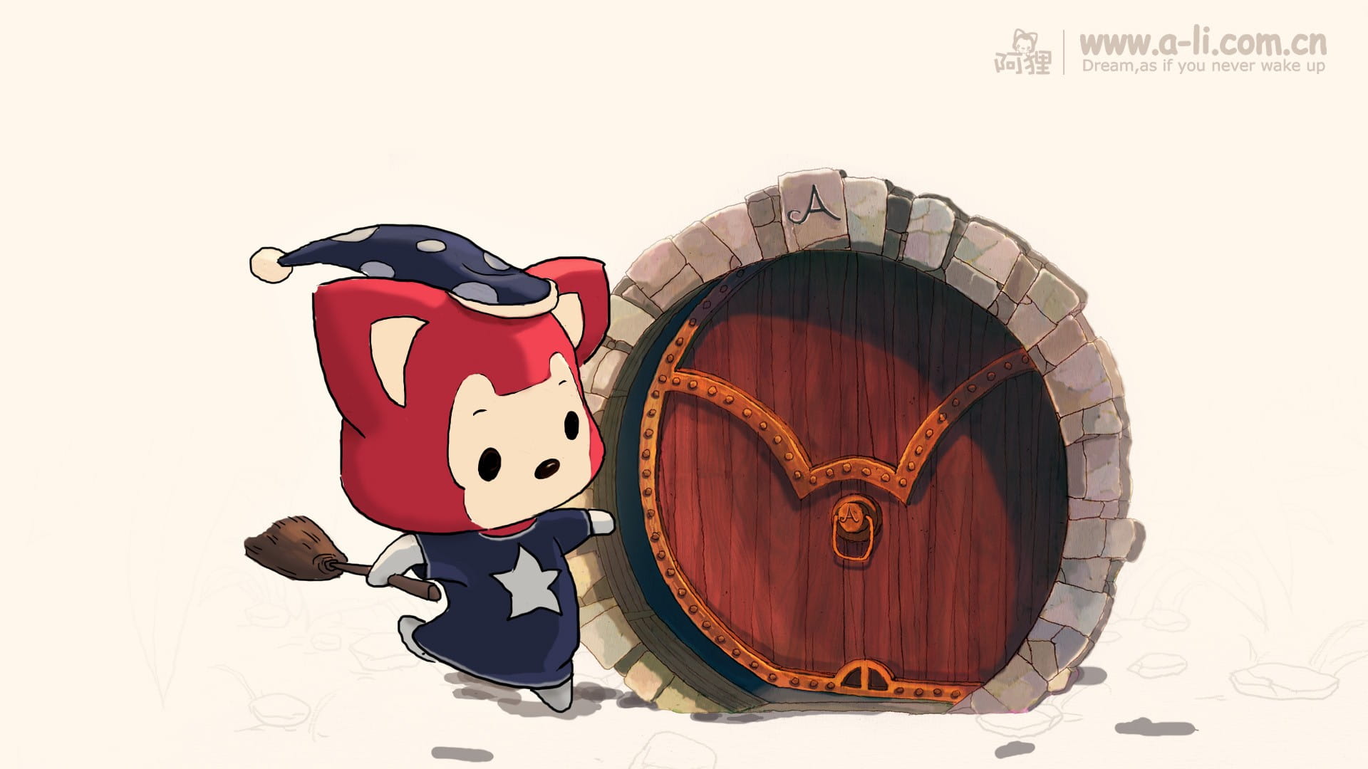 阿狸可爱的小狐狸桌面壁纸