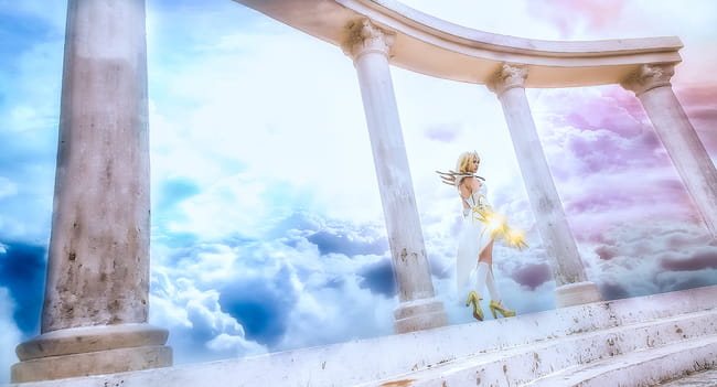 光辉女郎拉克丝 终极皮肤光元素使COS