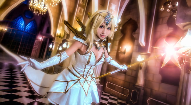 光辉女郎拉克丝 终极皮肤光元素使COS