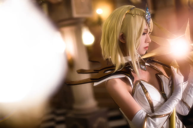 光辉女郎拉克丝 终极皮肤光元素使COS