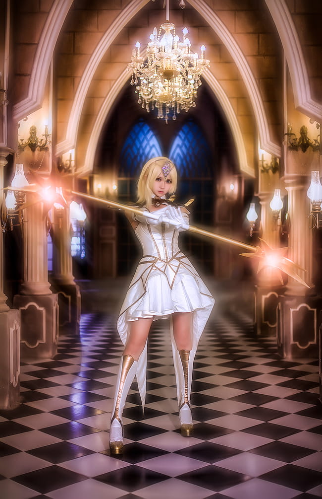 光辉女郎拉克丝 终极皮肤光元素使COS