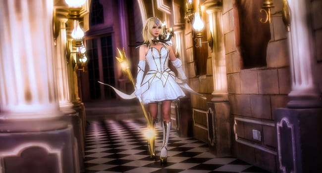 光辉女郎拉克丝 终极皮肤光元素使COS