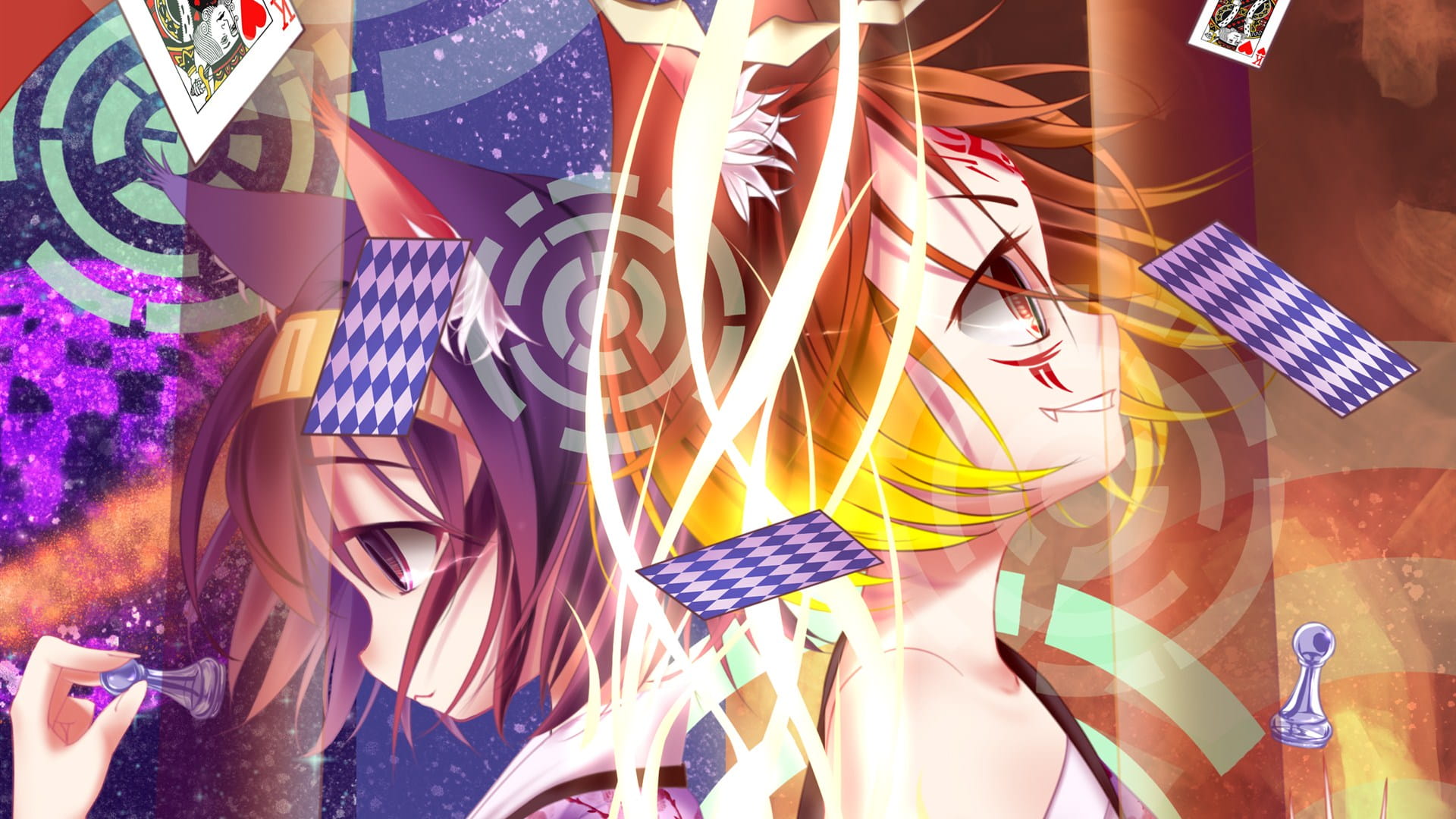 空白之旅 游戏人生动漫电脑壁纸(1)