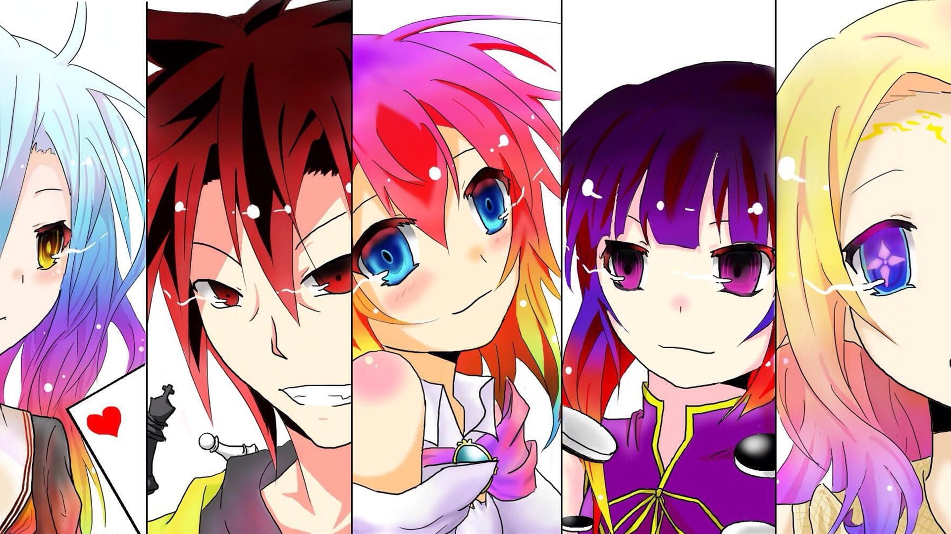 空白之旅 游戏人生动漫电脑壁纸(1)