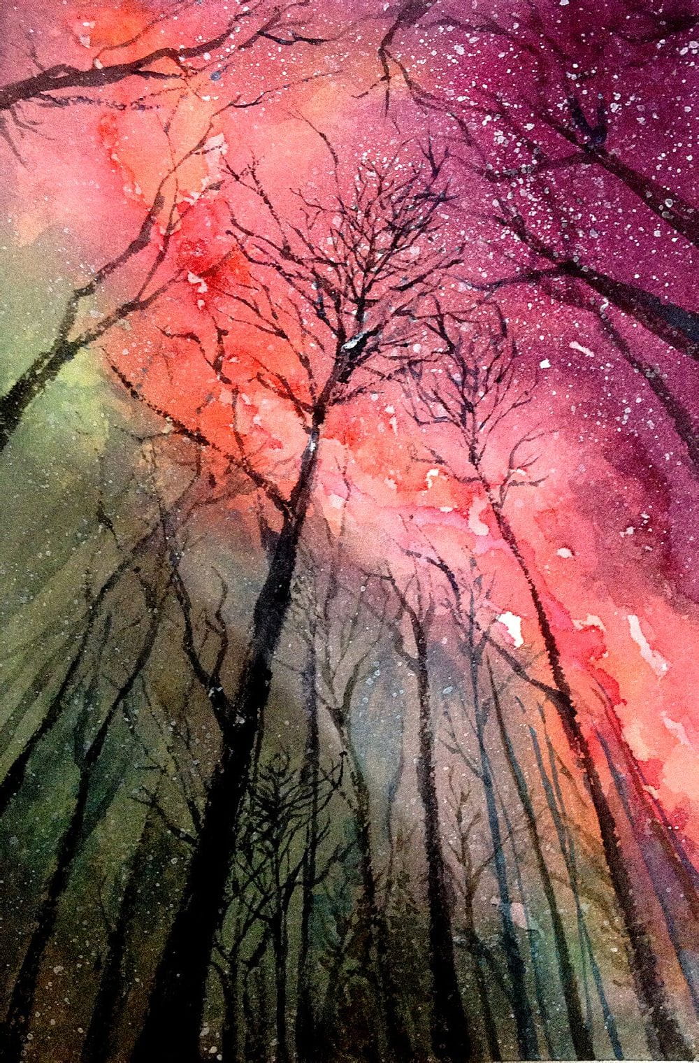 绘制最美夜空 手绘系列星空手机壁纸