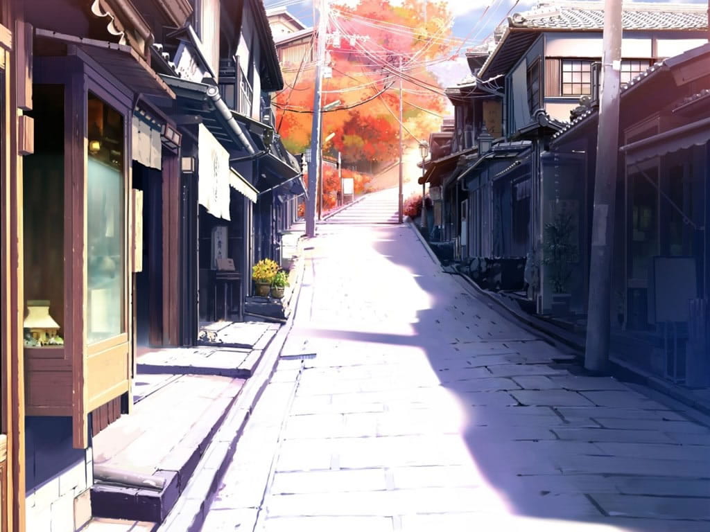 动漫里的唯美日式场景电脑桌面壁纸(1)