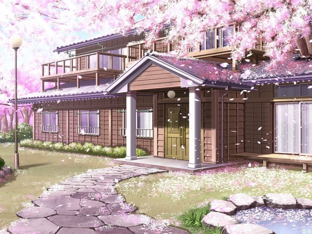 动漫里的唯美日式场景电脑桌面壁纸(1)