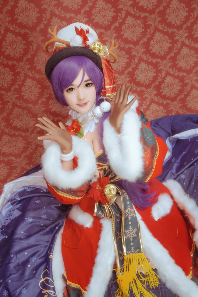 大魔王东条希 圣诞装COS