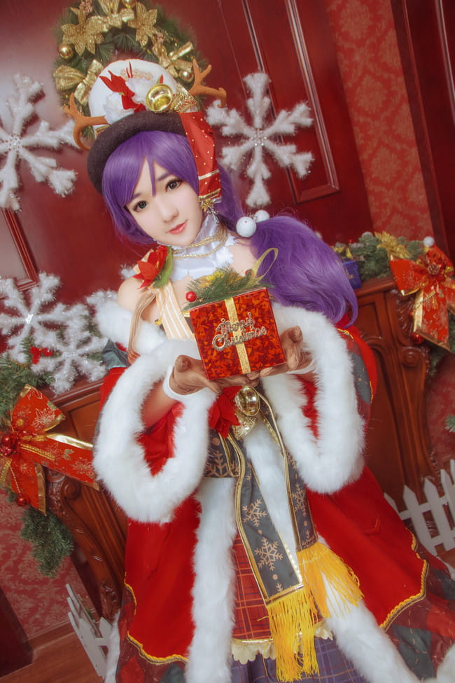 大魔王东条希 圣诞装COS