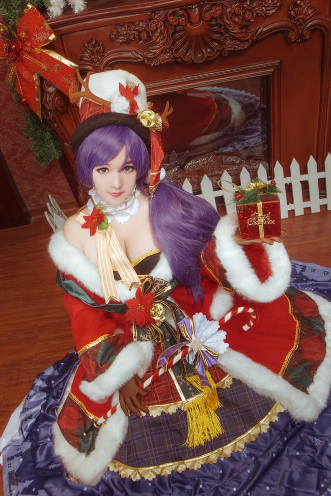 大魔王东条希 圣诞装COS