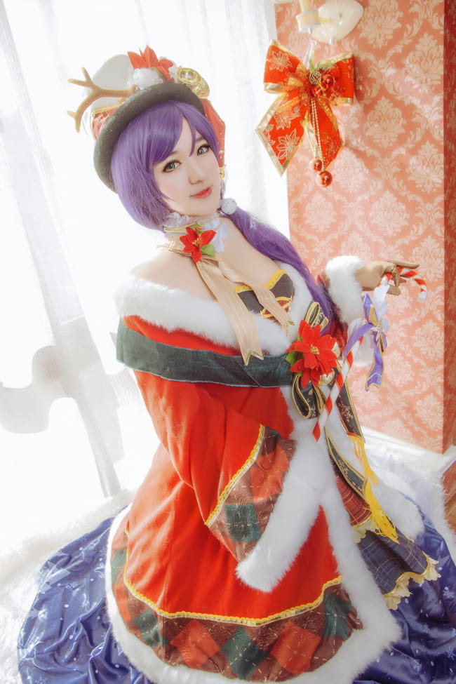 大魔王东条希 圣诞装COS
