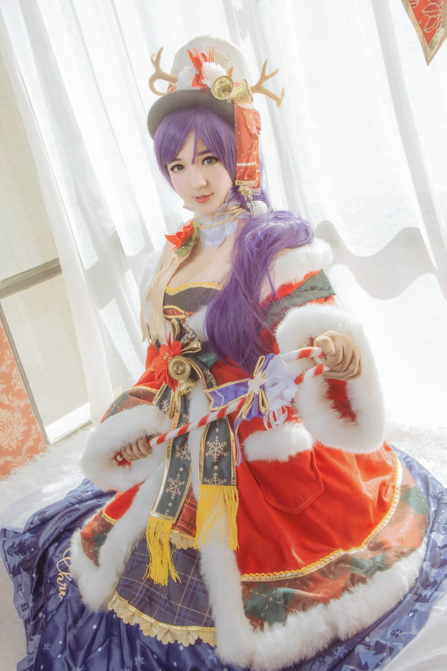 大魔王东条希 圣诞装COS