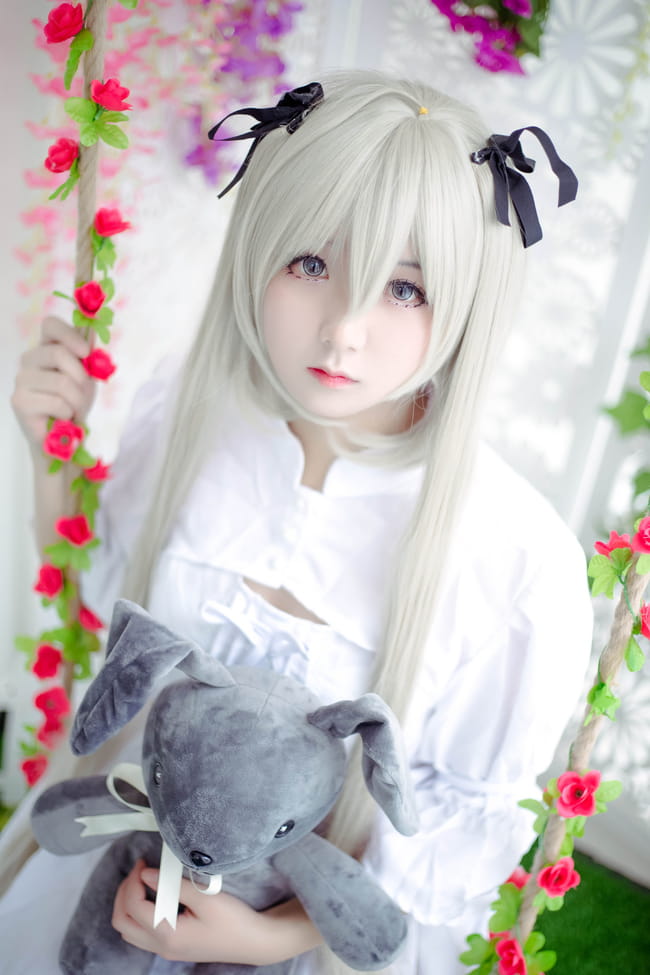 缘之空软萌少女 春日野穹COS