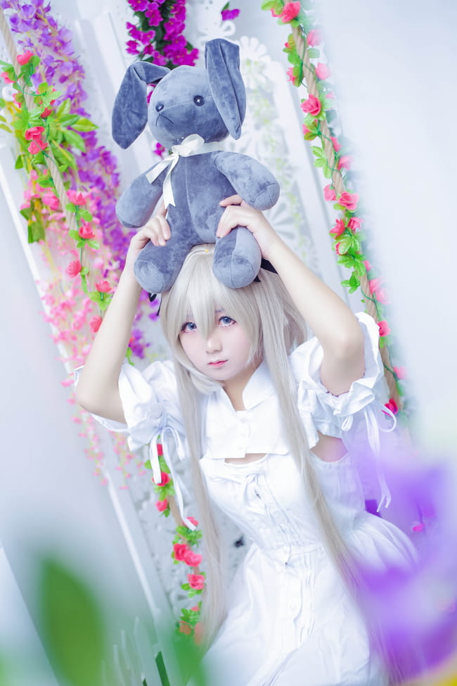 缘之空软萌少女 春日野穹COS