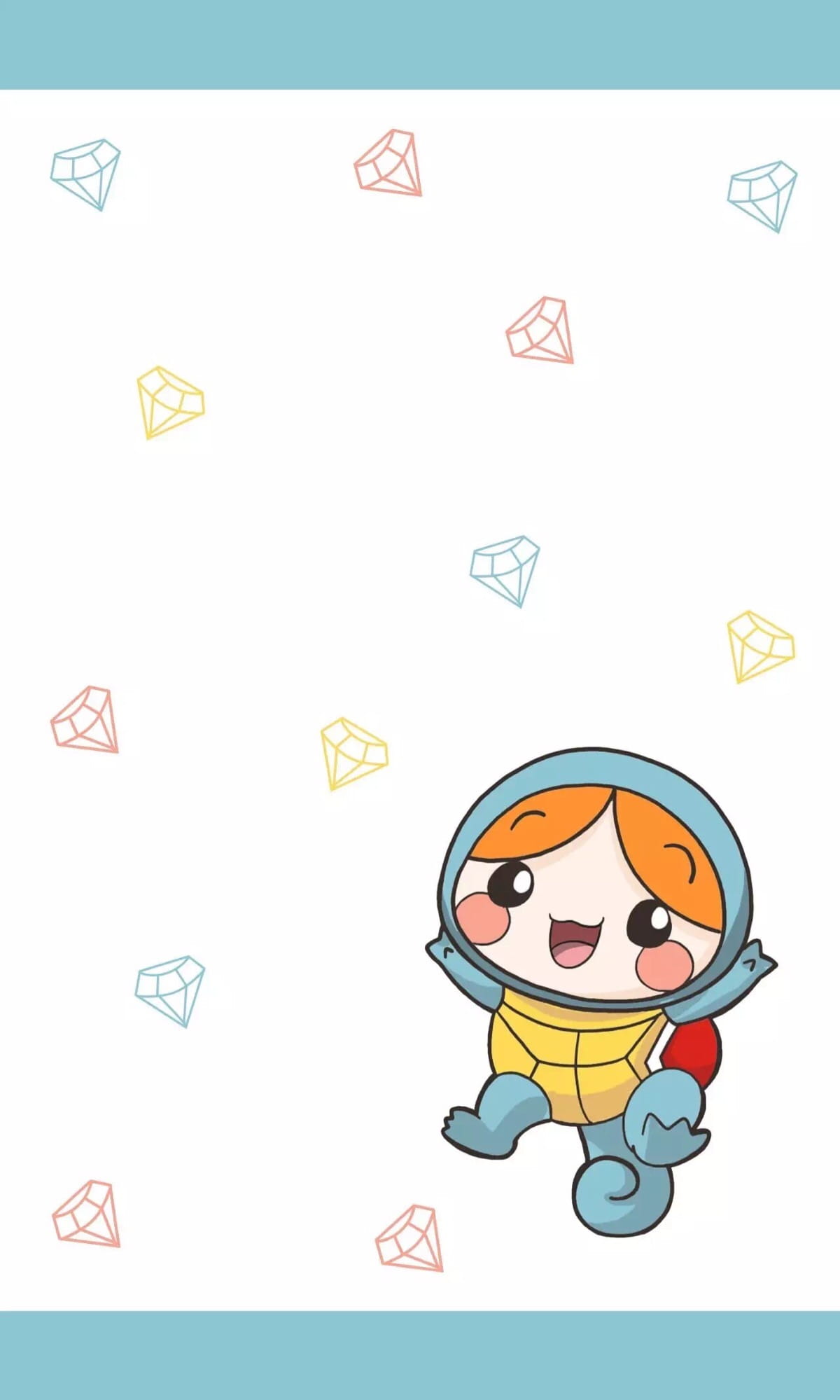 可爱卡通女生系列 手机壁纸