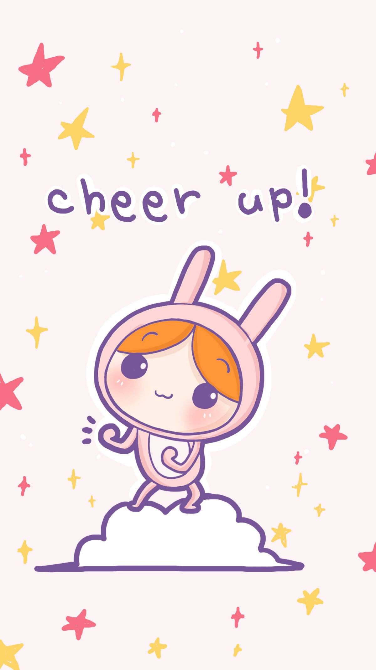 可爱卡通女生系列 手机壁纸