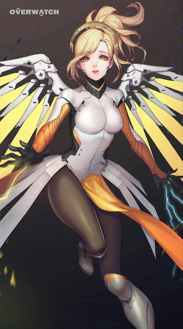 守望先锋战地医师 天使手机壁纸