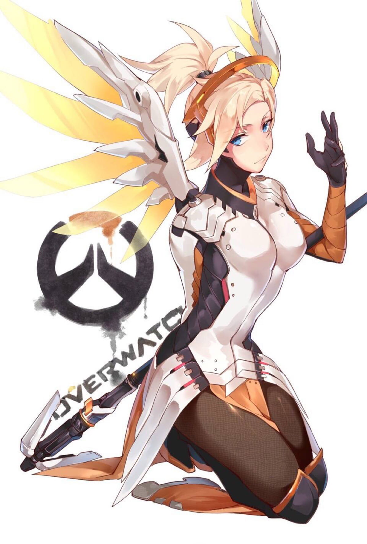 守望先锋战地医师 天使手机壁纸