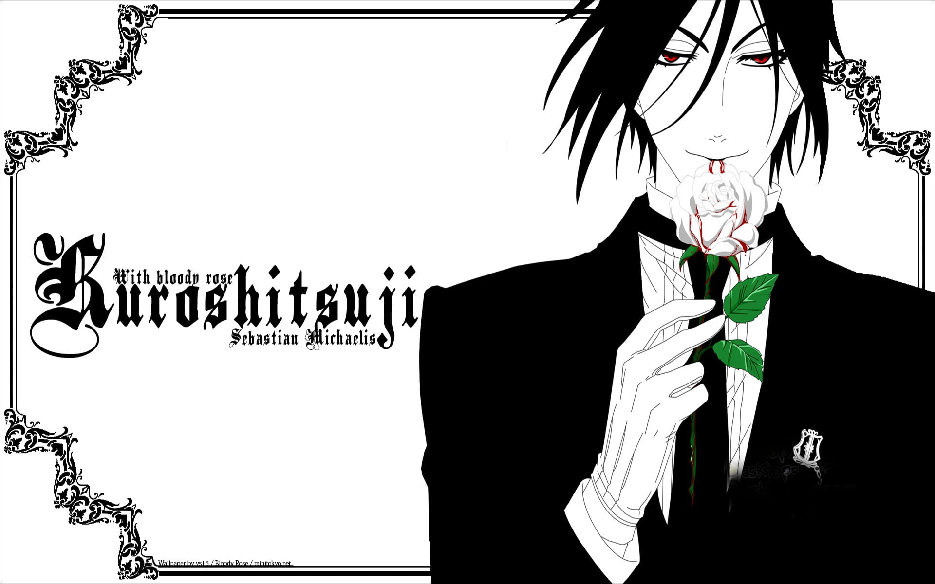 完美执事 塞巴斯蒂安电脑壁纸(1)