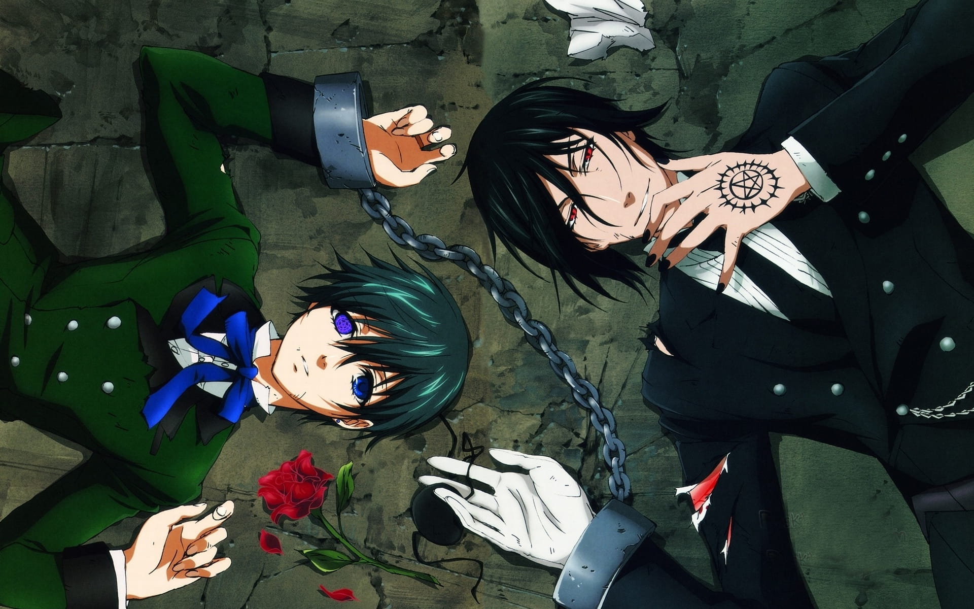 完美执事 塞巴斯蒂安电脑壁纸(1)