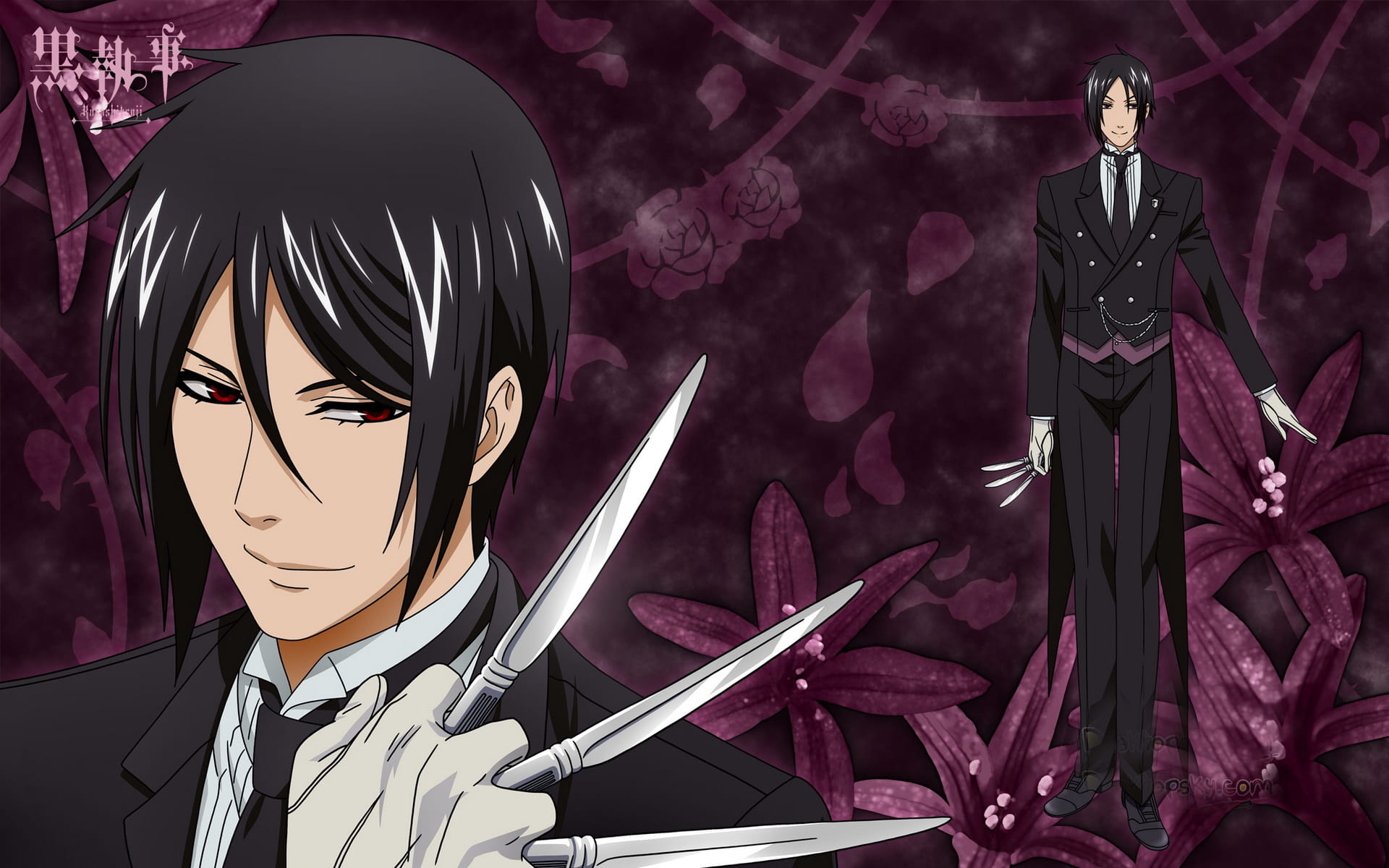 完美执事 塞巴斯蒂安电脑壁纸(1)