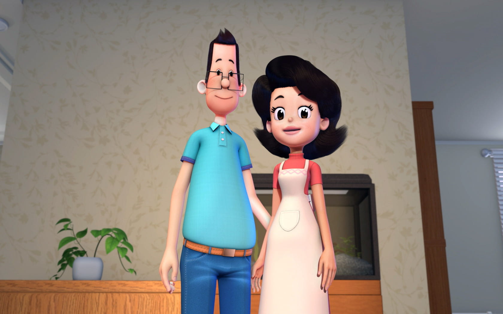 新大头儿子和小头爸爸之秘密计划电脑桌面壁纸(1)