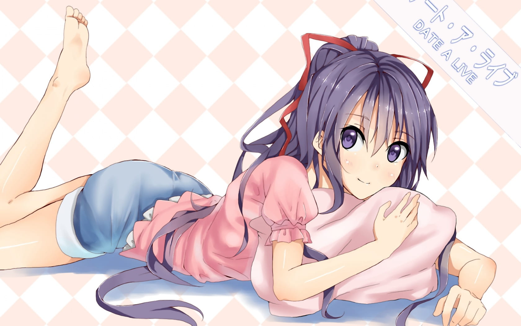 精灵夜刀神十香 动漫电脑桌面壁纸(1)