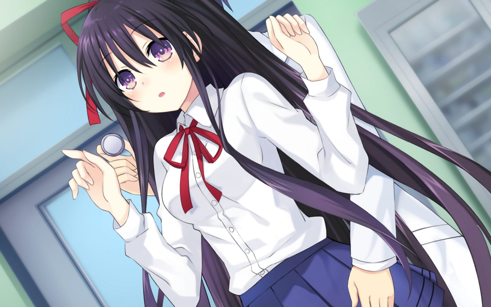 精灵夜刀神十香 动漫电脑桌面壁纸(1)