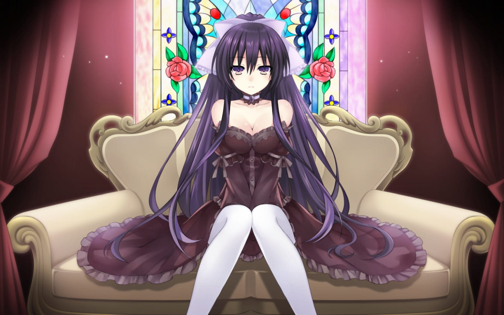 精灵夜刀神十香 动漫电脑桌面壁纸(1)