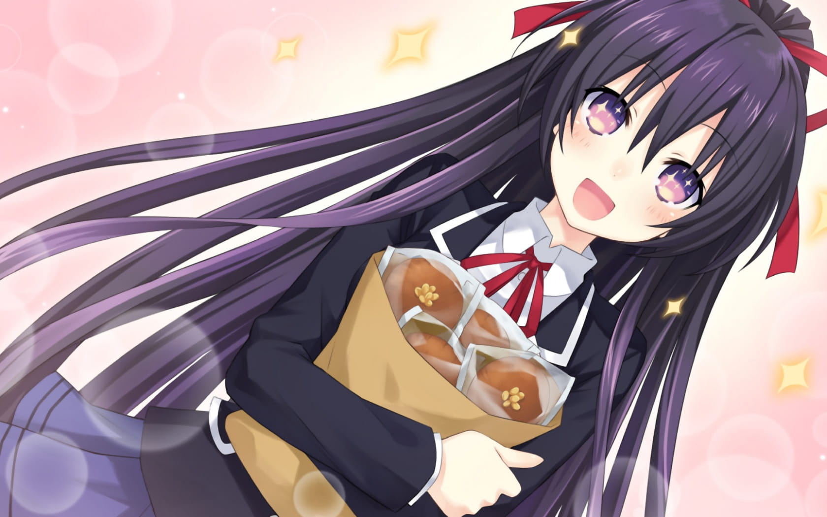 精灵夜刀神十香 动漫电脑桌面壁纸(1)