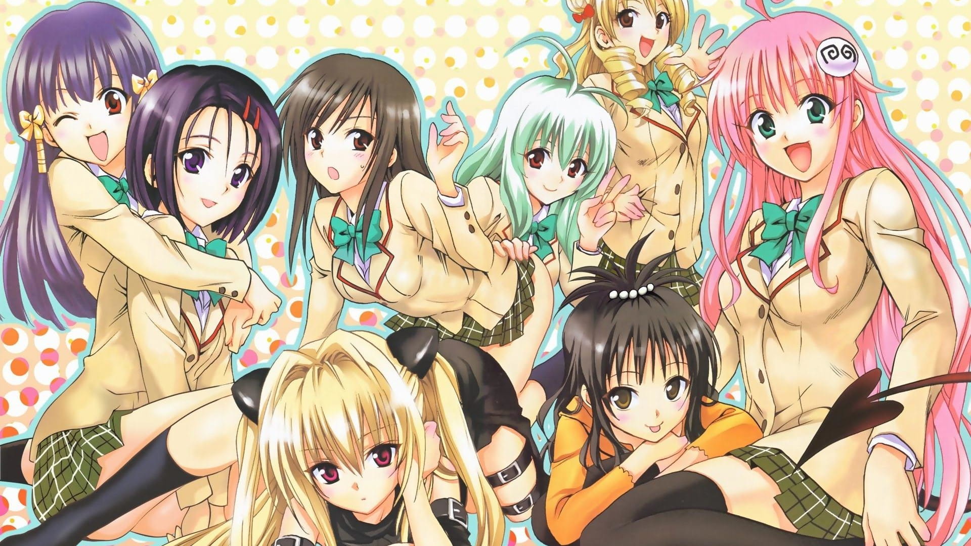 出包王女 动漫美少女高清电脑壁纸下载(1)