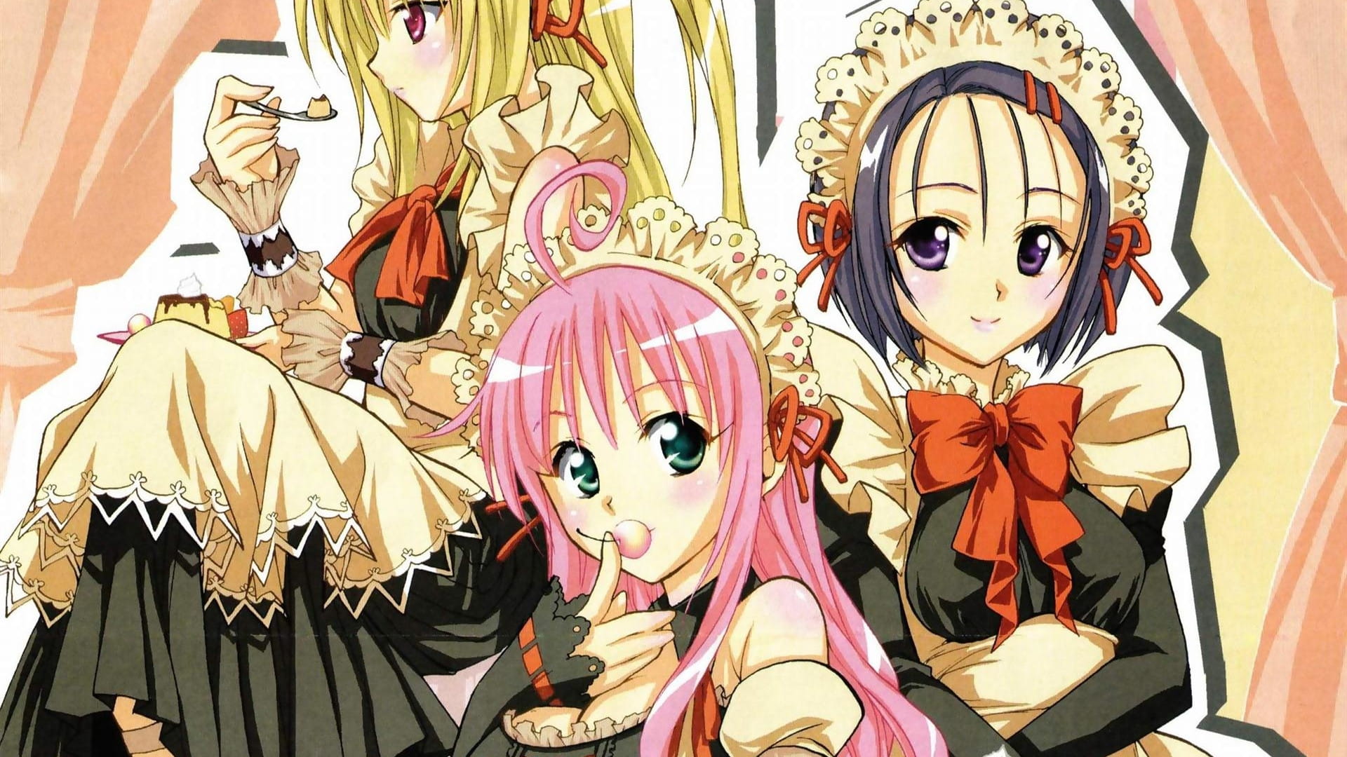 出包王女 动漫美少女高清电脑壁纸下载(1)