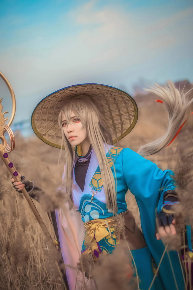 网易手游阴阳师 ssr式神青坊主超还原cosplay(1)