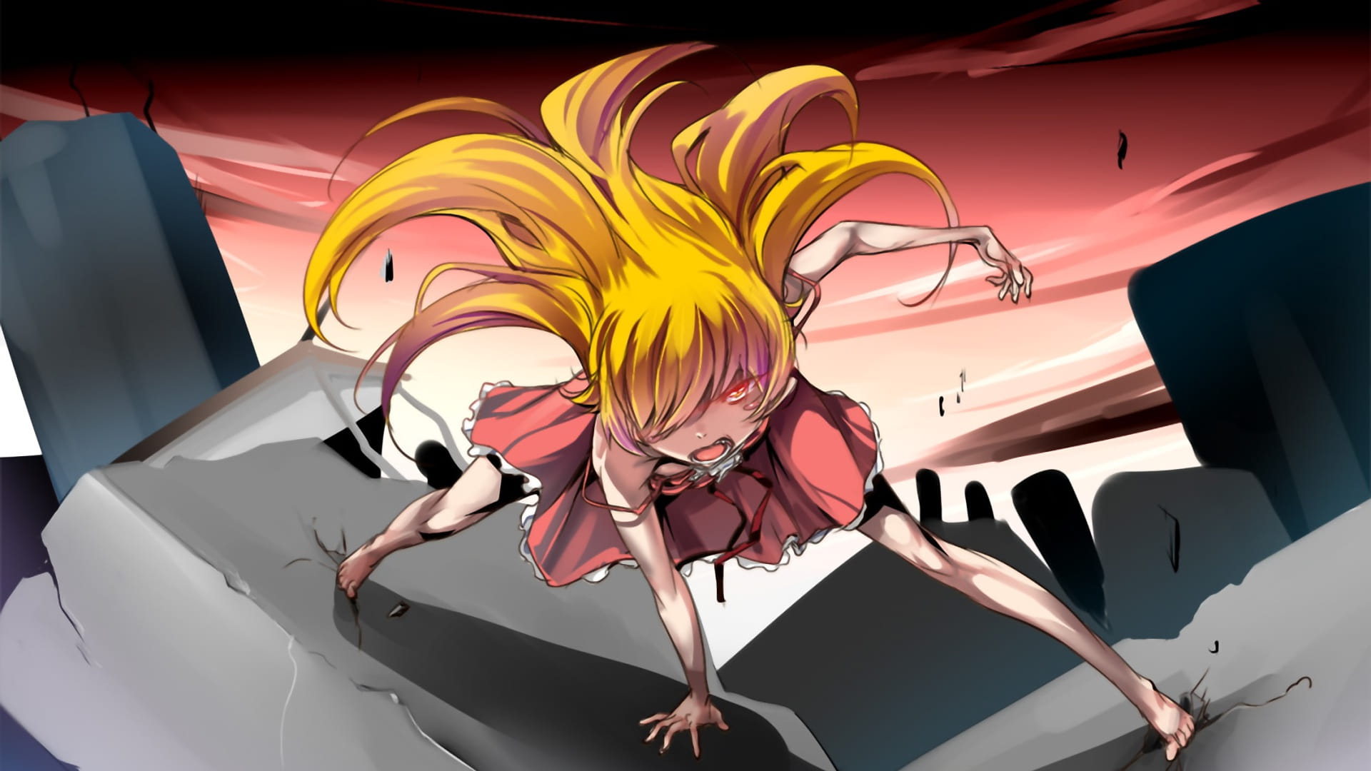 物语系列 忍野忍雅赛萝拉动漫壁纸(1)