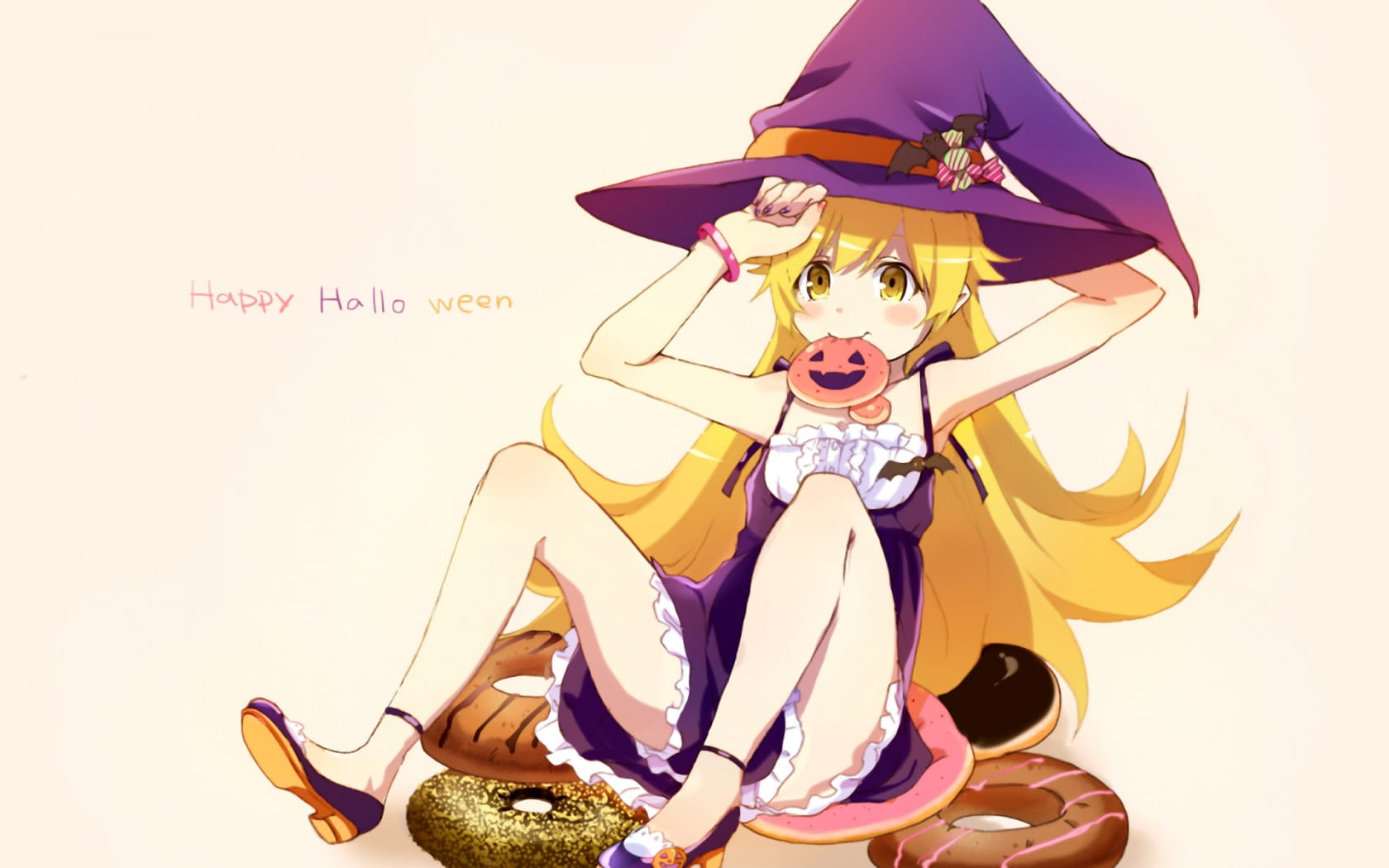 物语系列 忍野忍雅赛萝拉动漫壁纸(1)