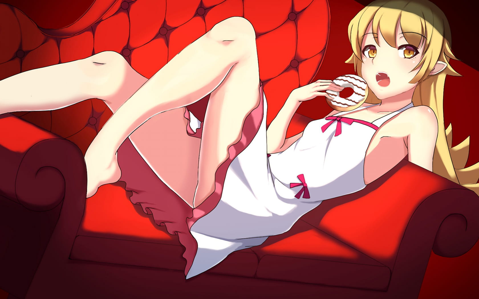 物语系列 忍野忍雅赛萝拉动漫壁纸(1)