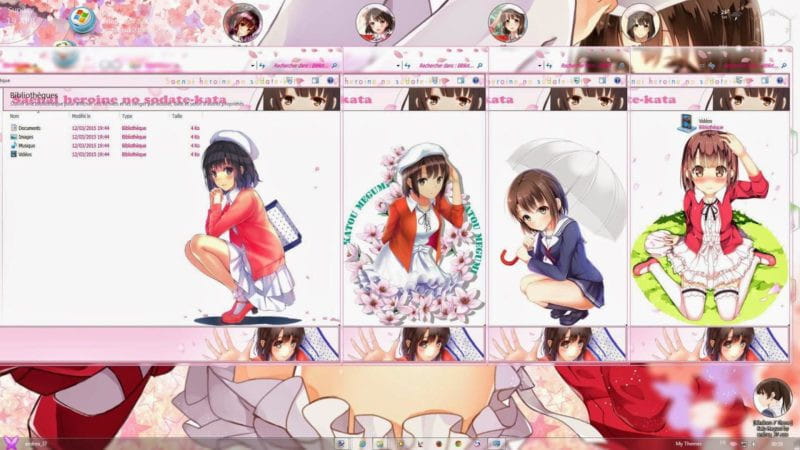 路人女主的养成方法 加藤惠 win7动漫电脑主题下载