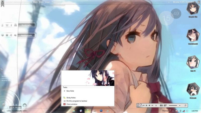 我的青春恋爱物语果然有问题 雪之下雪乃 win8/win8.1动漫电脑主题下载