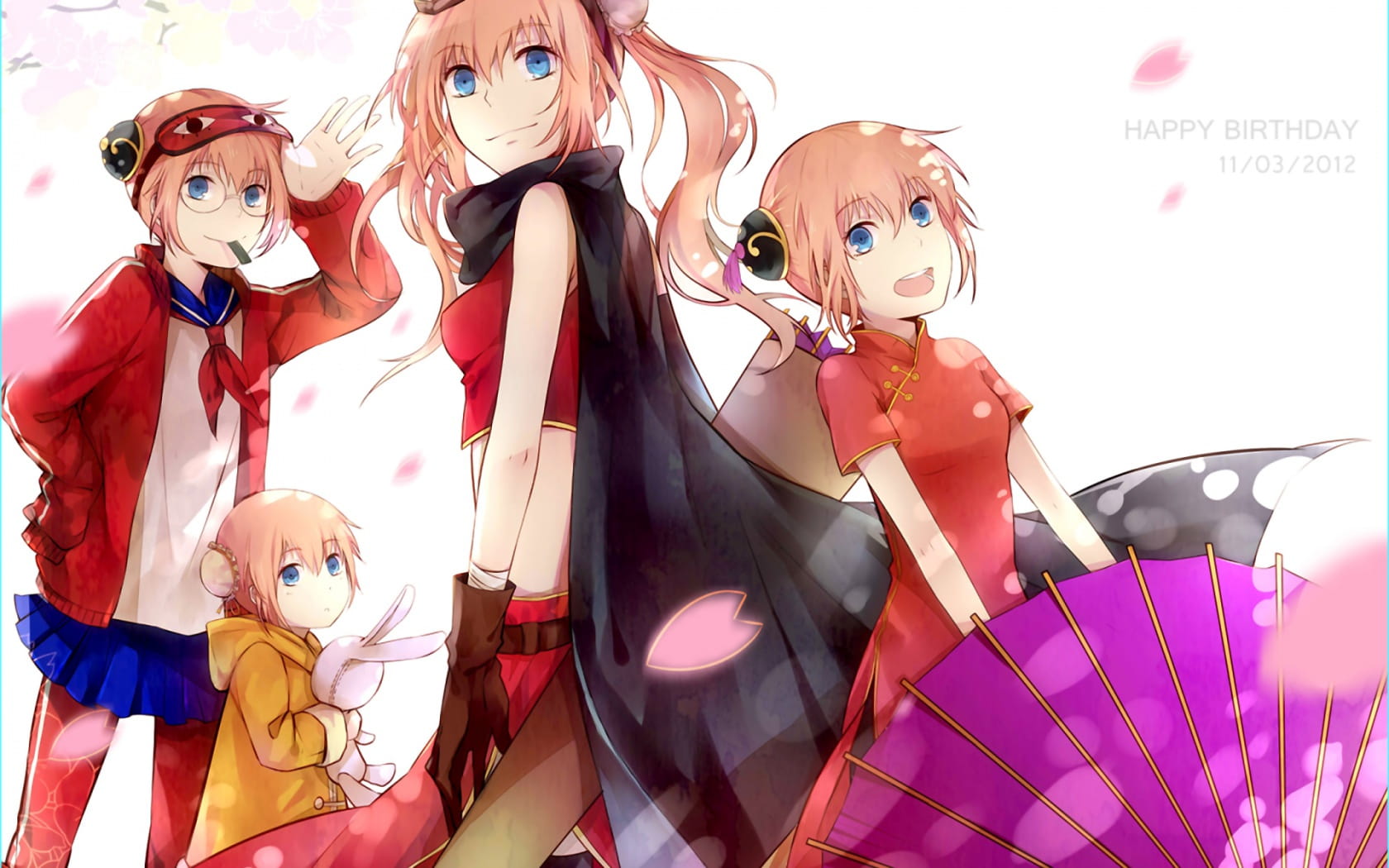 银魂神乐 动漫电脑壁纸下载(1)