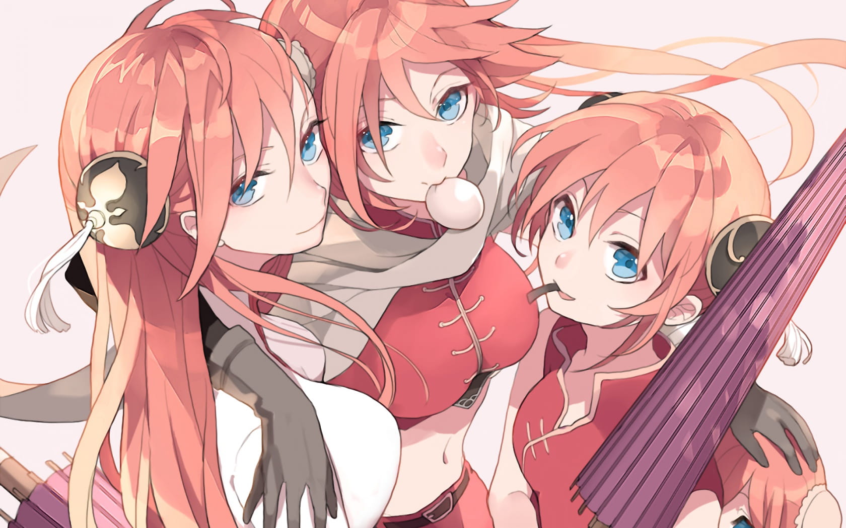 银魂神乐 动漫电脑壁纸下载(1)