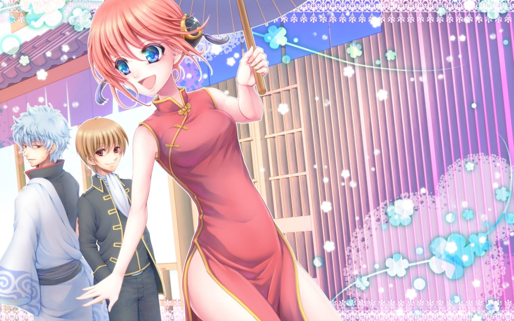 银魂神乐 动漫电脑壁纸下载(1)